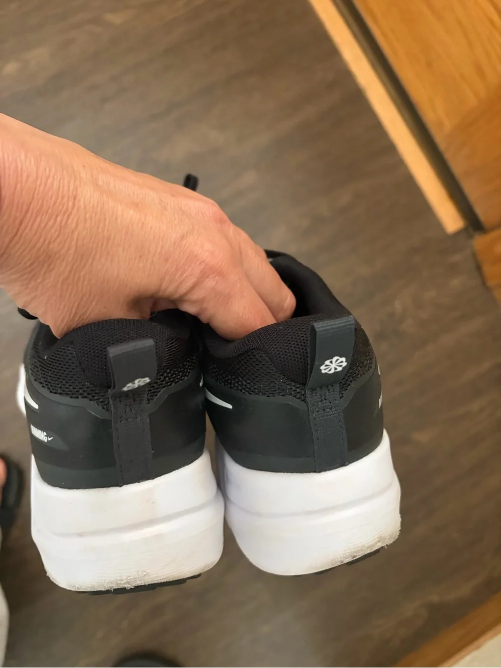 Nike Kids Black and White Athletic Sneakers